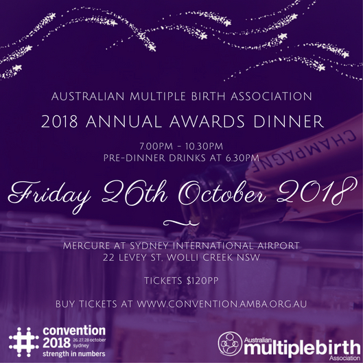 AAA 2018 dinner invitation print